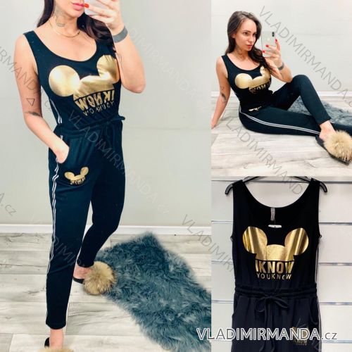 Long summer sports overall on hangers for women (UNI S / L) TURKISH FASHION IMK20057