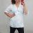 Tunic 3/4 sleeve women's oversized (XL / 2XL) ITALIAN FASHION IM720130