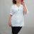 Tunic 3/4 sleeve women's oversized (XL / 2XL) ITALIAN FASHION IM720130