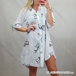 Tunic T-shirt short sleeve women's oversized (XL / 2XL) ITALIAN FASHION IMC20223