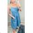 Summer denim dress on straps women (S / L) ITALIAN FASHION IMK20134