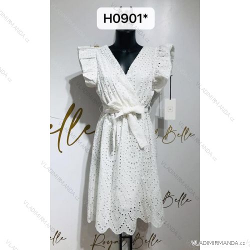 Women's lace summer dress (cotton s / m) ITALIAN FASHION IMM200359