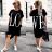 Shirt 3/4 sleeve ladies strip (uni sl) ITALIAN Fashion IM418458