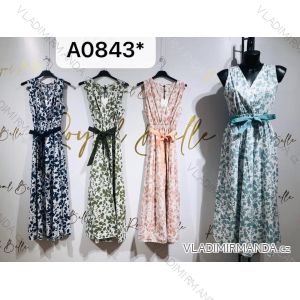 Dress with 3/4-sleeve ladies pocket (uni sl) ITALIAN Fashion IM3181746