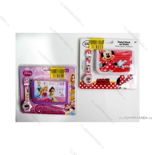Girls' wallet set and watch princess princess WD10449