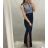 Summer dress on wide straps women's long stripe (size s / ml / xl) ITALIAN FASHION IM6201647