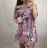 Carmen summer women's flower dress (uni s / m) ITALIAN FASHION IM620014