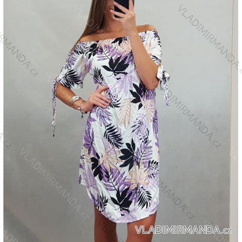 Summer dress with bare shoulders short women (uni s / m) ITALIAN MODA IM9199723