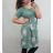 Women's denim summer short sleeve dress (uni l / 2xl) ITALIAN FASHION IM720149