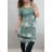 Women's denim summer short sleeve dress (uni l / 2xl) ITALIAN FASHION IM720149