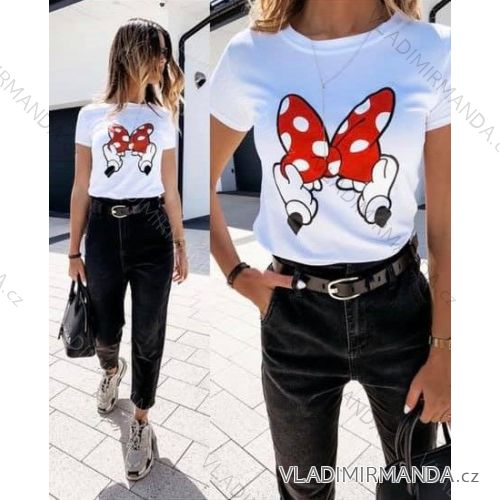 Women's short sleeve t-shirt (UNI S-M) ITALIAN FASHION IMM20308