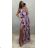 Summer long dress on women's straps (UNI S / L) ITALIAN FASHION IMK20103