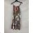 Summer short dress on women's straps (UNI SL) ITALIAN FASHION IMK20016