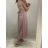 Summer long satin dress dress for women (UNI S / M) ITALIAN FASHION IMM20774
