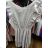 Women's lace wide wide strapless dress (uni s / m) ITALIAN MODA IM920096