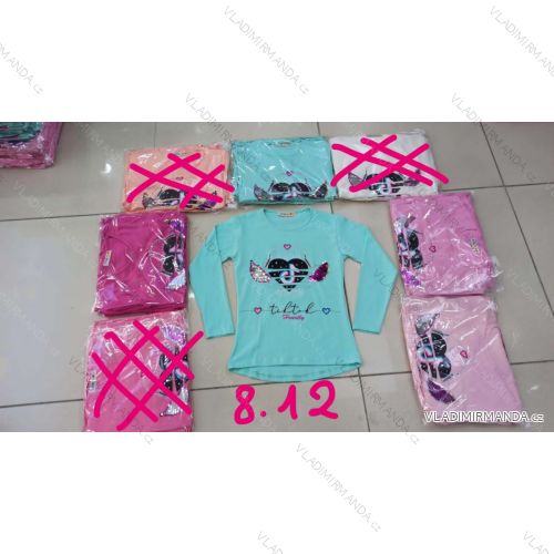 T-shirt short sleeve children´s girl (8-12 years) TURKISH PRODUCTION TVB20011