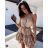Summer dress with straps women with belt (UNI S / l) ITALIAN FASHION IMM20391