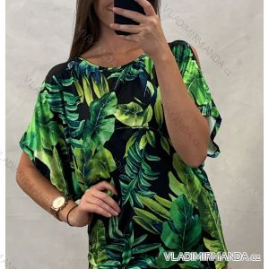 Tunika halenka oversize icecool 3/4 rukáv dámská (uni S/M/L) ITALSKá MóDA IMM22183