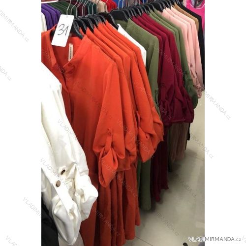 Blouse 3/4 sleeve with buttons (uni sl) ITALIAN Fashion IMM20206