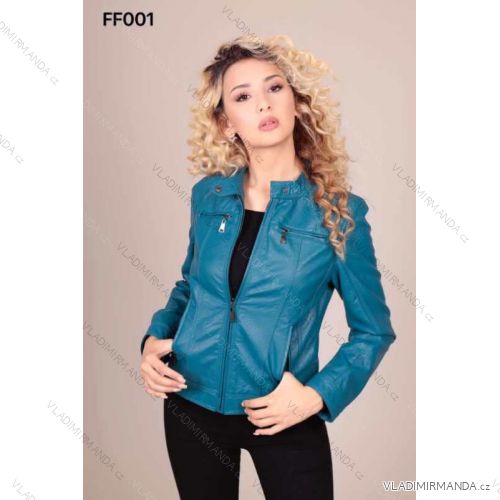Bunda koženková slabá jarní dámská (vel xs-l) ITALSKÁ MÓDA IMM20536
