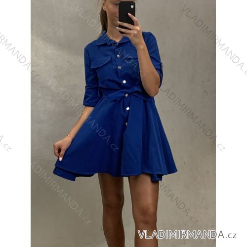 Blouse 3/4 sleeve with buttons (uni sl) ITALIAN Fashion IMM20206