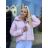 Jacket winter jacket with hood and fur women oversized (46-54) POLISH FASHION BLI19YP-18057-12