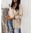 Blouse long sleeve with ruffles women (UNI S / L) ITALIAN FASHION IMK20159