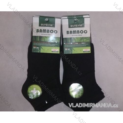 Socks low ankle womens (35-41) AURA.VIA ND835-BLACK
