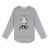 Long Sleeve T-Shirt with Kids Girls (116-146) KUGO M2010