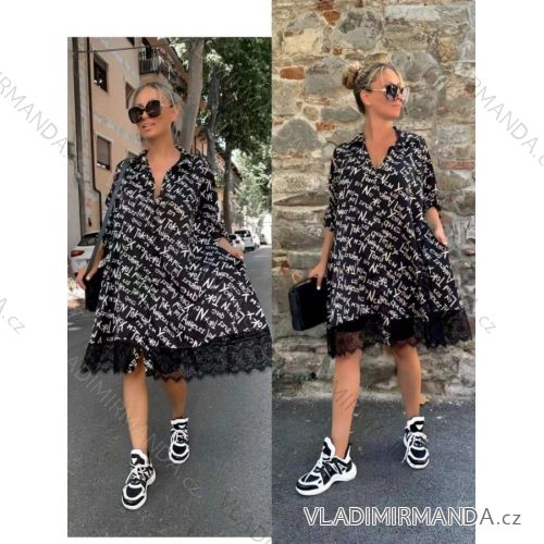 Blouse long sleeve with ruffles women (UNI S / L) ITALIAN FASHION IMK20159