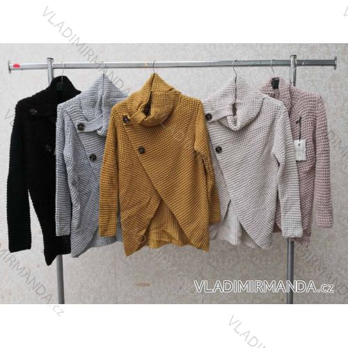 Blouse long sleeve with ruffles women (UNI S / L) ITALIAN FASHION IMK20159