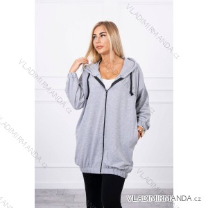 Bluza z nadrukiem ”The world is yours” szara