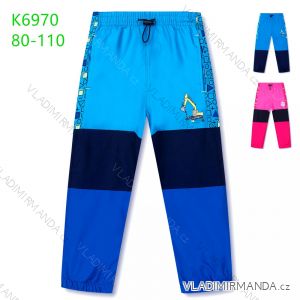 Trousers with padded padding for children youth girls and boys (116-146) KUGO D918