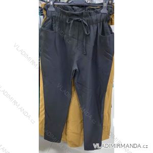 Elegant leatherette pants long women's (UNI S-M) ITALIAN FASHION IMM20130
