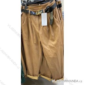 Elegant leatherette pants long women's (UNI S-M) ITALIAN FASHION IMM20130