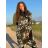 Blouse long sleeve with ruffles women (UNI S / L) ITALIAN FASHION IMK20159