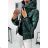 Jacket winter jacket with hood and fur women oversized (46-54) POLISH FASHION BLI19YP-18057-12