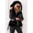 Jacket winter jacket with hood and fur women oversized (46-54) POLISH FASHION BLI19YP-18057-12