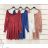 Dress with 3/4-sleeve ladies pocket (uni sl) ITALIAN Fashion IM3181746