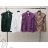 Blouse long sleeve with ruffles women (UNI S / L) ITALIAN FASHION IMK20159