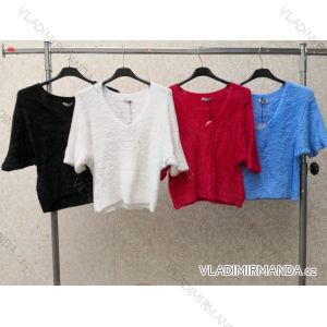 Blouse long sleeve with ruffles women (UNI S / L) ITALIAN FASHION IMK20159