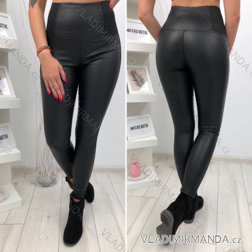 Leggings pants leatherette with zip (xs-m) Italian Fashion LML20003