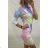 Carmen over summer shoulders women's dress (uni s / l) Italian fashion IM620053