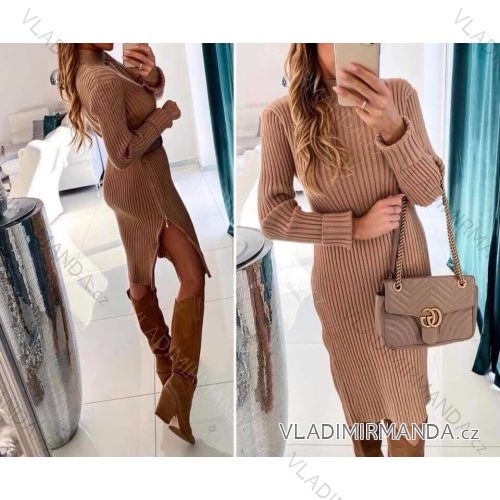Summer long sleeve flowered women's dress (UNI S / L) ITALIAN FASHION IMK20150