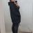 Women's sweatshirt with hood oversize (uni sl) ITALIAN FASHION IM519505