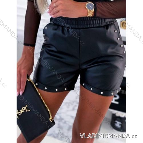 Shorts shorts leatherette women (uni s-l) ITALIAN FASHION IM9201075