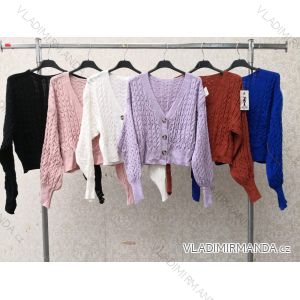 Blouse long sleeve with ruffles women (UNI S / L) ITALIAN FASHION IMK20159