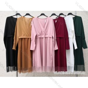 Blouse long sleeve with ruffles women (UNI S / L) ITALIAN FASHION IMK20159