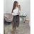 Blouse long sleeve with ruffles women (UNI S / L) ITALIAN FASHION IMK20159