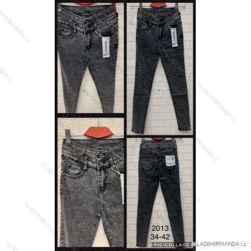Jeans pants leatherette with zip (xs-m) JEANS JWA20013